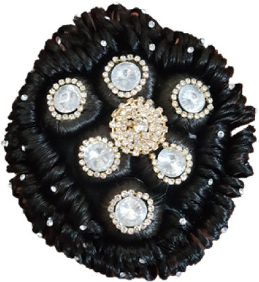 

Gayatri Juda Designer Hair Juda Bun (Brown) Bun, Hair Accessory Set(Brown)