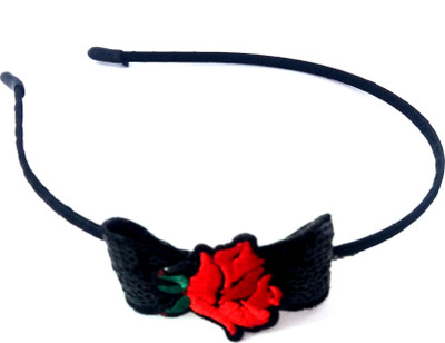 

FASHIONABLE BLACK MEDIUM BOWTIE BOW Hair Band(Black)
