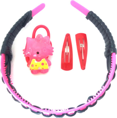 

FASHIONABLE PARTY WEAR HAIR BAND,SMALL TIC TAC CLIP AND RUBBER BAND Hair Band, Rubber Band, Tic Tac Clip(Multicolor)