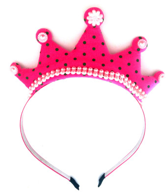 

FASHIONABLE PINK COLOR PRINCESS Hair Band(Pink)