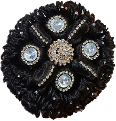 

Gayatri Juda Designer Hair Juda Bun (Brown) Bun, Hair Accessory Set(Brown)