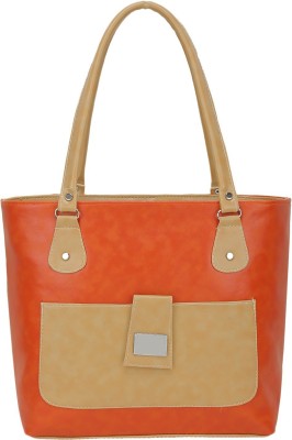 

AASFA Shoulder Bag(Orange, Beige), Beige;orange