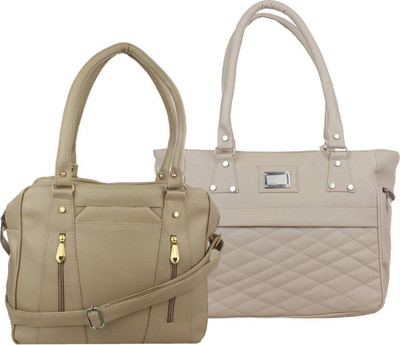 

Online Hub Hand-held Bag(Beige, Grey)