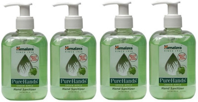 

Himalaya Pure hand Sanitizer green apple fragrance combo of 4 packs 250 ml each total 1000 ml(1000 ml, Pump Dispenser, Pack of 4)