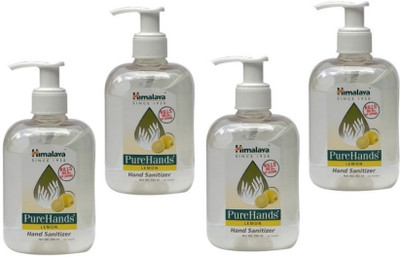

Himalaya Pure Hand Sanitizer Lemon fragrance set of 4 packs 250 ml each(1000 ml, Pump Dispenser, Pack of 4)