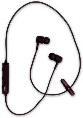 capnicks Wireless Bluetooth handsfree for Android / IOS HQ with High Bass Bluetooth Headset(Black, In the Ear)