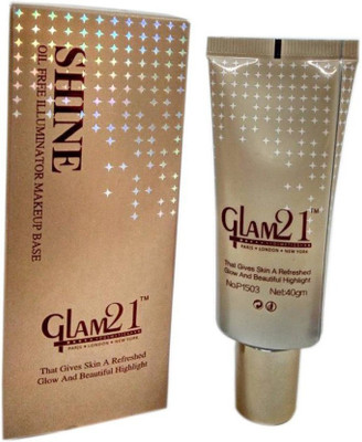 

Glam 21 Oil Free Illuminator Makeup Base Highlighter(Golden)