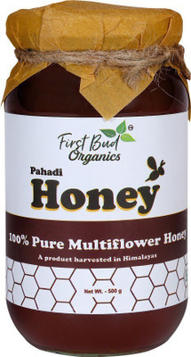 

FIRSTBUD ORGANICS PAHADI HONEY | PURE MULTI FLOWER HONEY(500 g)