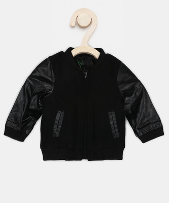 

United Colors of Benetton Full Sleeve Solid Baby Boys Jacket, 901