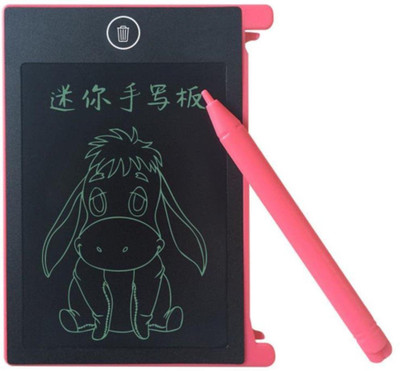 

Jholmaal Portable Ruff Pad E-Writer, 4.4 inch LCD Paperless Memo Digital Tablet Notepad(Pink, Black)