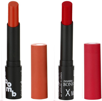 

Bonjour Paris Hydrating Shine Soft Lipstick| Cruelty Free | Gluten & Lead Free | Moisturizing Lip Stick | All Natural Ingredients | For Seductive Lips(Brick Red, Rusy)