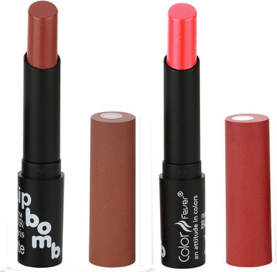 

Bonjour Paris Moisturizing Creamy Lipcolor With Various Finishes Lipsticks A33(Brown, Baby Pink)