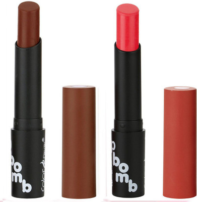 

Bonjour Paris Indian Lip Color Sensation Ultimate Soft Matte Lipsticks A47(Chocolate, Strawberry)