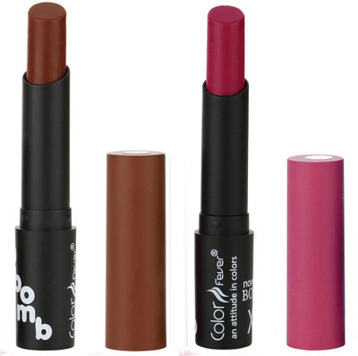 

Bonjour Paris Indian Lip Color Sensation Ultimate Soft Matte Lipsticks A46(Chocolate, Purple)