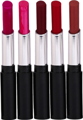 

SKIN ABSOLUTE Tango 5 Multi Lip Color Combo Lispstick Pack CA5LP(Hot Red, Candy Pink, Coco, RYT Violet, Maroon Skin)
