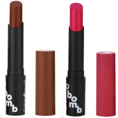 

Bonjour Paris Indian Lip Color Sensation Ultimate Soft Matte Lipsticks A45(Chocolate, Granet)