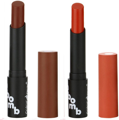 

Bonjour Paris Indian Lip Color Sensation Ultimate Soft Matte Lipsticks A48(Chocolate, Brick Red)