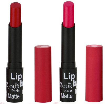 

Bonjour Paris Moisturizing Creamy Lipcolor With Various Finishes Lipsticks A35(Crimson, Cardinal)
