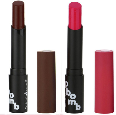 

Bonjour Paris Creamy Matte Lip Sugar Lipsticks (Set Of 2)A30(Rose Wood, Granet)