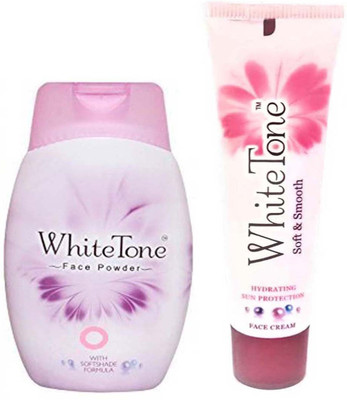 

White Tone Face Cream 50g & Face Powder 70g(Pack of 2)