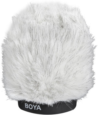 

Boya BY-P100 Furry Outdoor Interview Microphone Windshield(White)