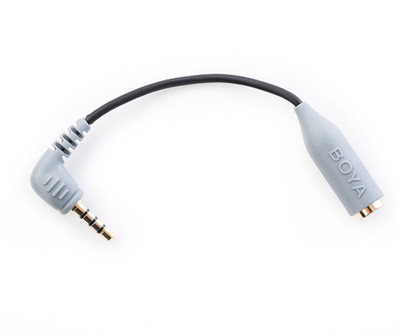 

Boya y-Cip 3.5mm TRS Mics to Smart Mobile TRRS Adaptor(Multicolor)