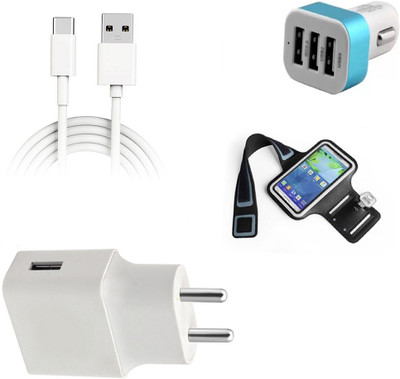 DAKRON Wall Charger Accessory Combo for OnePlus 6(Multicolor)