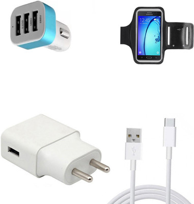 DAKRON Wall Charger Accessory Combo for Nokia 6.1 Plus(Multicolor)