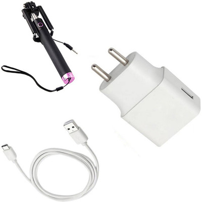 DAKRON Wall Charger Accessory Combo for Huawei Nova 3(Multicolor)