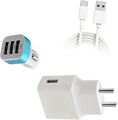 DAKRON Wall Charger Accessory Combo for Samsung Galaxy Note 9(Multicolor)