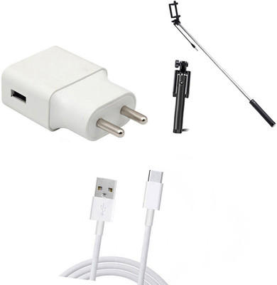 DAKRON Wall Charger Accessory Combo for Nokia 6.1 Plus(Multicolor)
