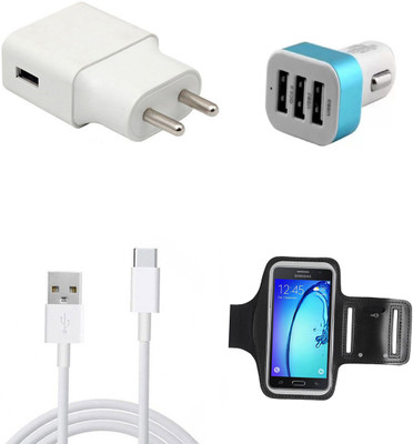 DAKRON Wall Charger Accessory Combo for LG Q Stylus Plus(Multicolor)