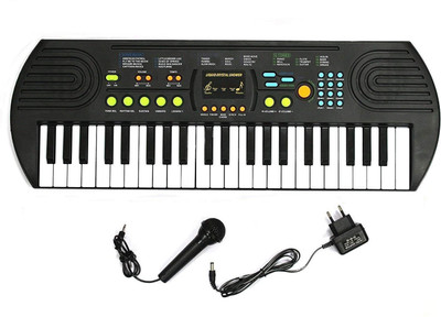

b bros new toy -500 Musical Keyboard (Black)(Multicolor)