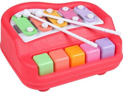 

Pestana 2 in 1 Piano for Kids, Educational Musical Instruments(Pink)