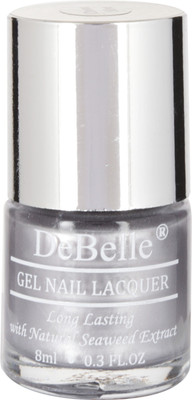 

DeBelle Gel Nail Polish Metallic Silver 8 ml- Chrome Silver