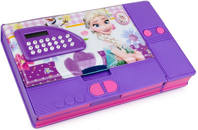 

TECHNOCHITRA JUBO FREN WITH CALCULATOR FOR KIDS FOZN Art Plastic Pencil Box(Set of 1, Purple)