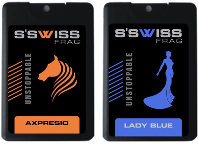 

s'swiss axpresio and lady blue Perfume - 20 ml(For Men & Women)