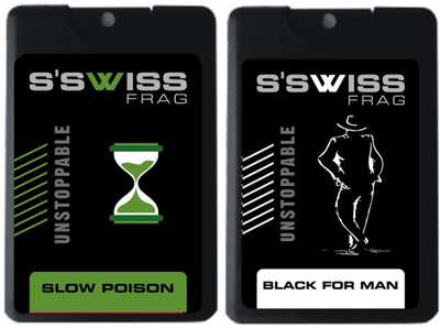 

s'swiss slow poison and black for man Perfume - 20 ml(For Men & Women)