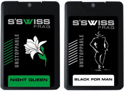 

s'swiss night queen and black for man Perfume - 20 ml(For Men & Women)