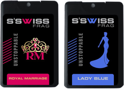 

s'swiss royal marriage and lady blue Perfume - 20 ml(For Men & Women)
