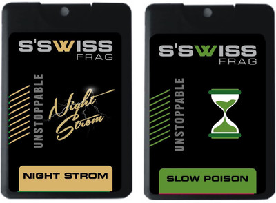 s'swiss night strom and slow poison Perfume - 20 ml(For Men & Women)