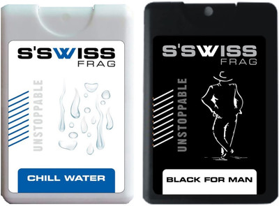 

s'swiss chill water and black for man Perfume - 20 ml(For Men & Women)