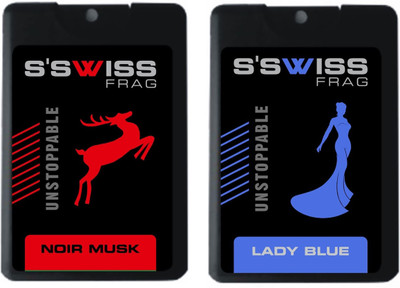 

s'swiss noir musk and lady blue Perfume - 20 ml(For Men & Women)