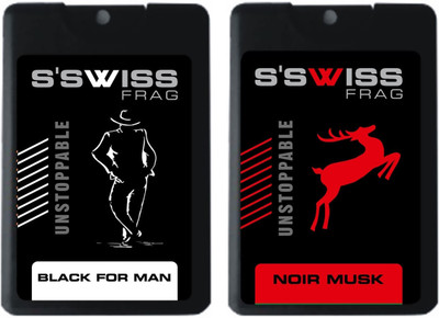 

s'swiss black for man and noir musk Perfume - 20 ml(For Men & Women)