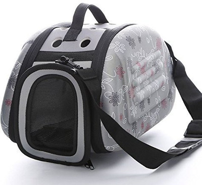 

Urbancart pet carrier with durable sling holder and zipper opening Grey Airline Pet Carrier(Suitable For Dog, Cat)