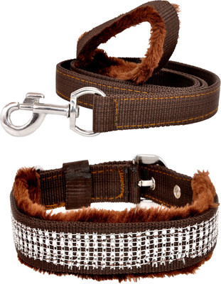 

Pride Infinite Dog Collar & Leash(, Brown