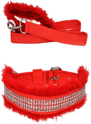 

Pride Infinite Dog Collar & Leash(, Red