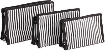 

Saisan Set of 3 Multipurpose Gift Pencil Pouch Travel Kit Makeup Toilet Organiser Medicine Bag Pouch(Multicolor)