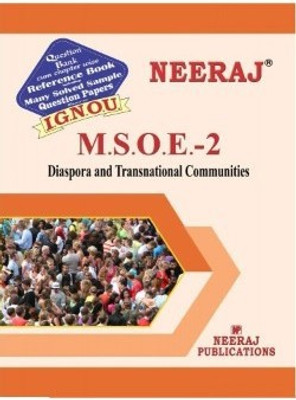 MSOE2-Diaspora And Transnational Communities-IGNOU Help Book Guide For MSOE2 ( English Medium | Neeraj Publications )(Paperback, Neeraj Publications)