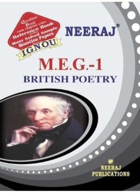 MEG1-British Poetry-IGNOU Help Book Guide For MEG1 ( English Medium | Neeraj Publications )(Paperback, Neeraj Publications)